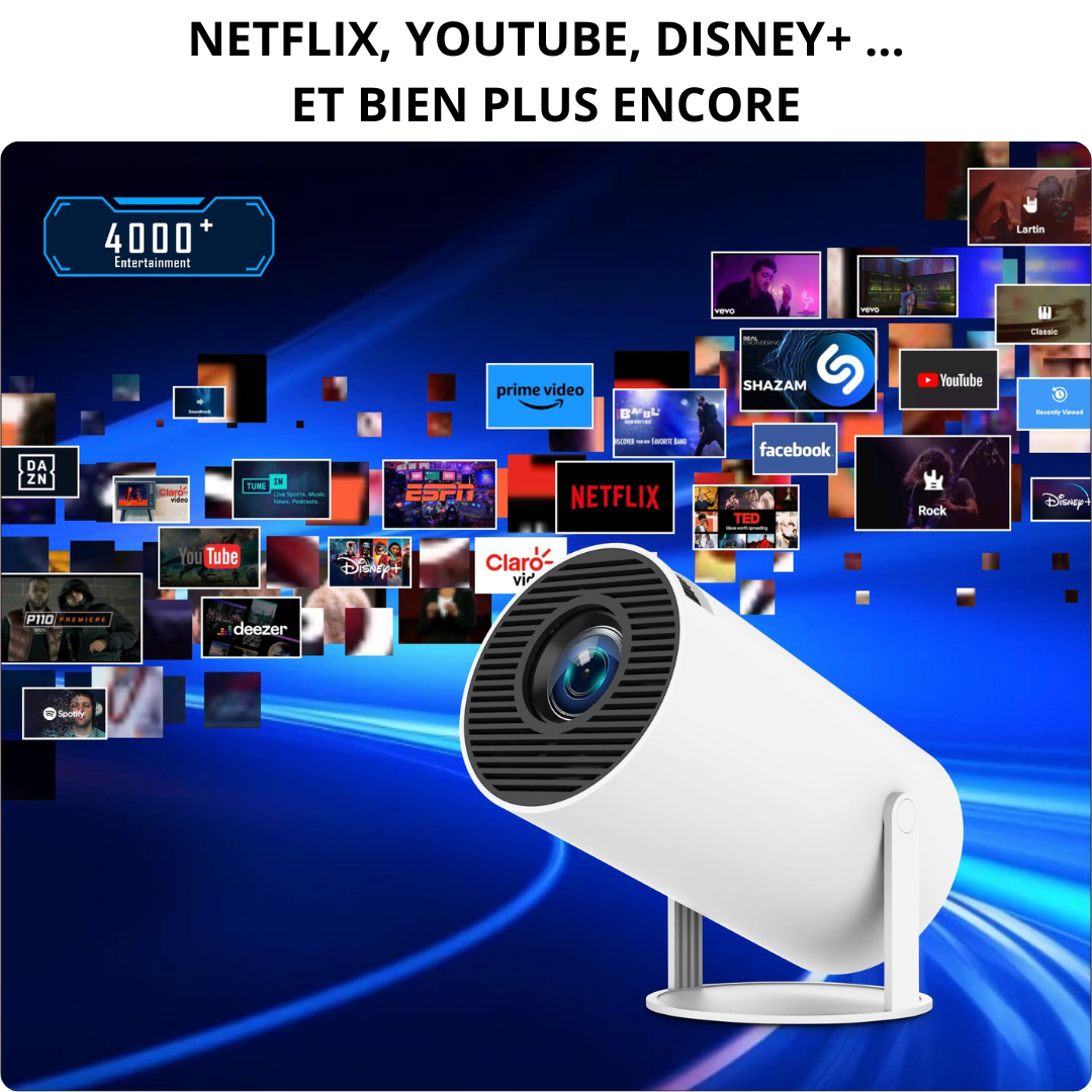 Videoprojecteur - Full HD - 1080P - Projecteur - 4K